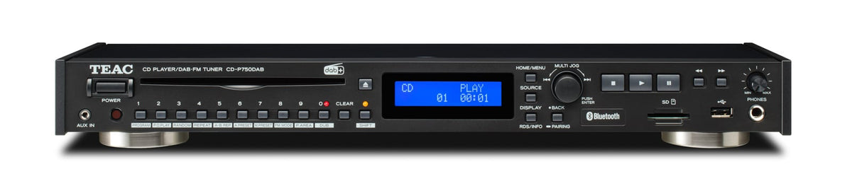 REPRODUCTOR TEAC CD-P750DAB-B RADIO FM NEGRO