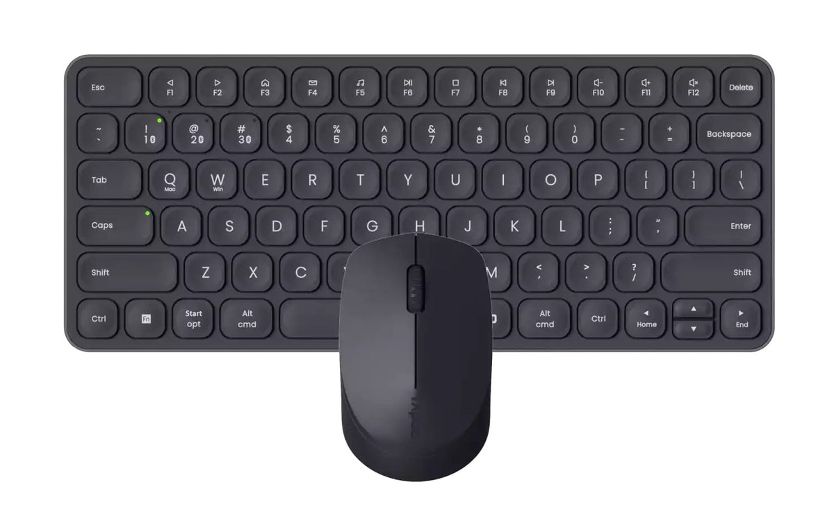 TECLADO Y RATON RAPOO 9010M GRIS OSCURO 00227545