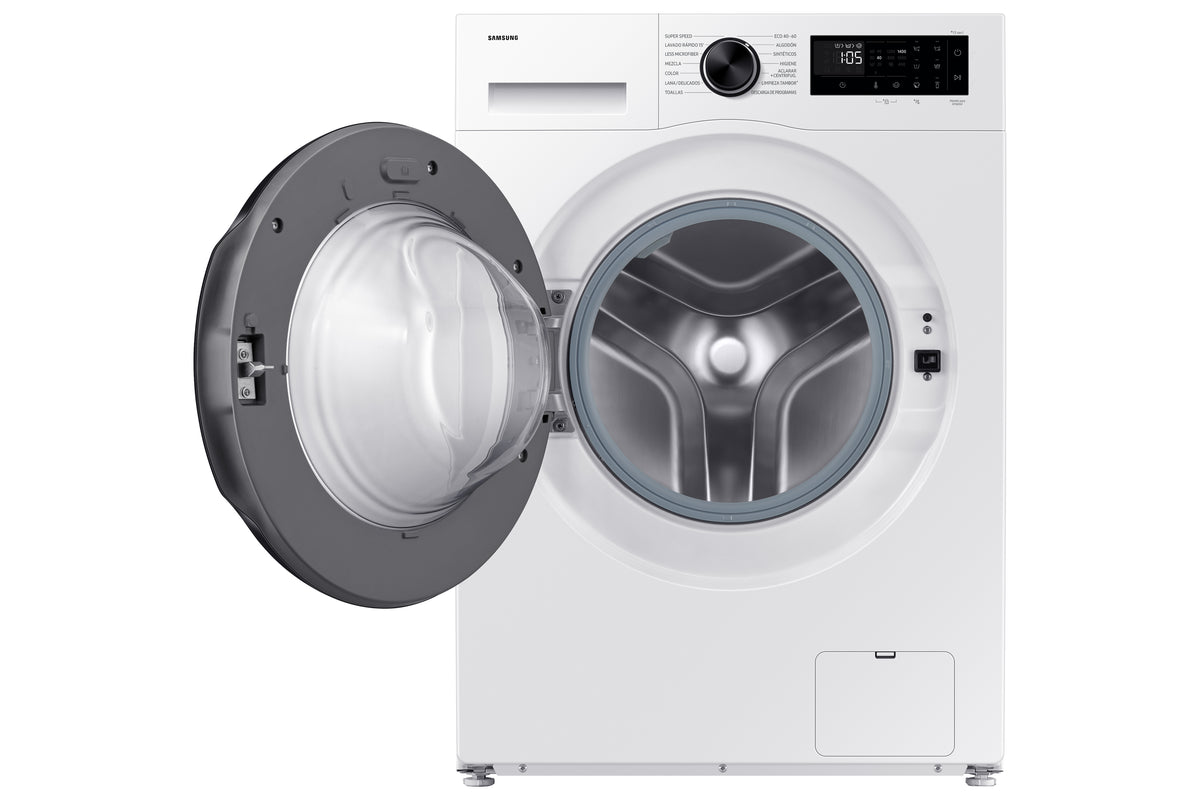 Samsung WW90DG5G34AE/EC – puerta abierta y tambor