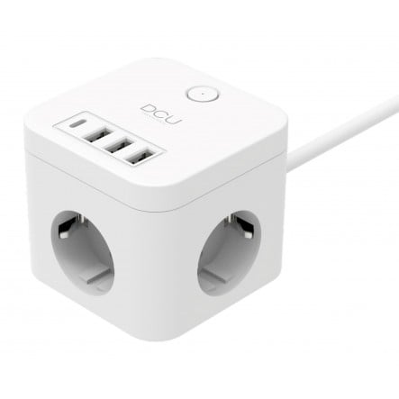 CUBO DCU ENERGYCUBE 3 SCHUKO 3XUSB A + 1XUSB C 20W
