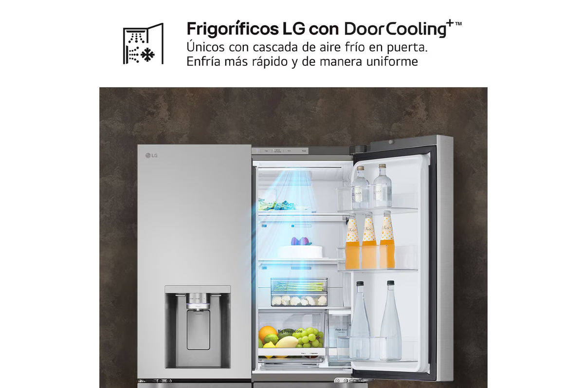 FRI. LG GMF961PY3E 180x91 4P 645L DISP INOX