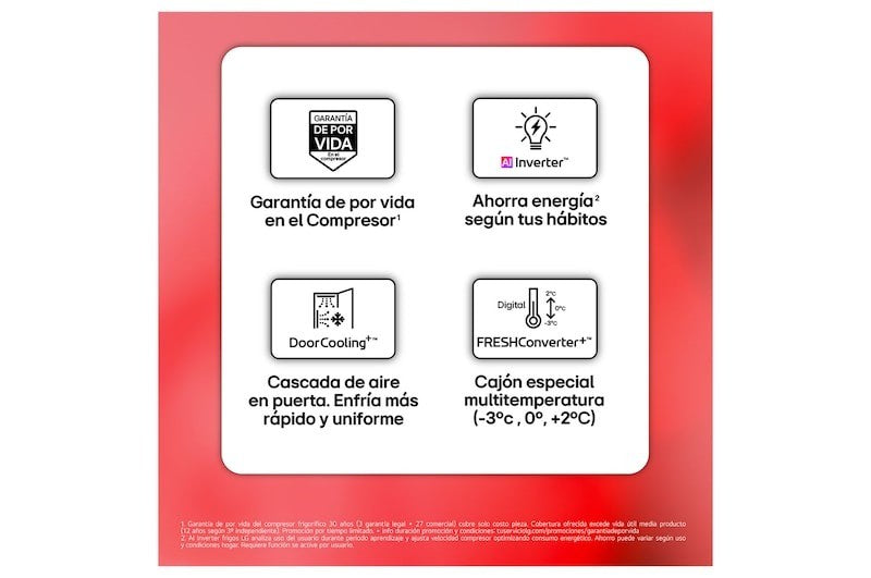 Frigorífico combi LG GBBS726CPY, imagen complementaria 3