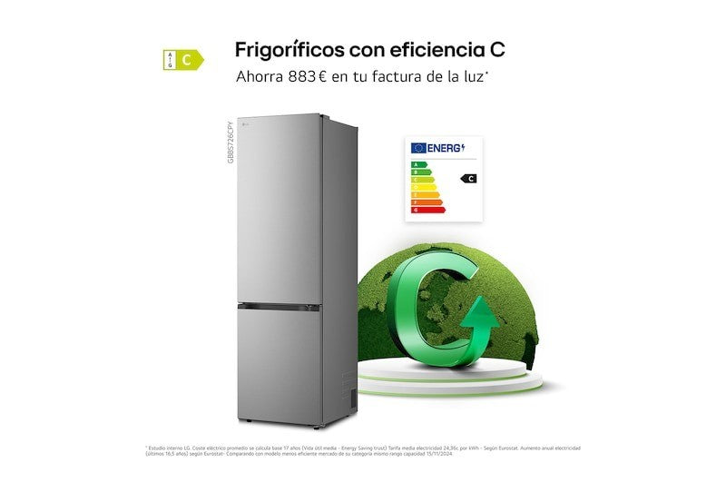 Frigorífico combi LG GBBS726CPY, imagen complementaria 5