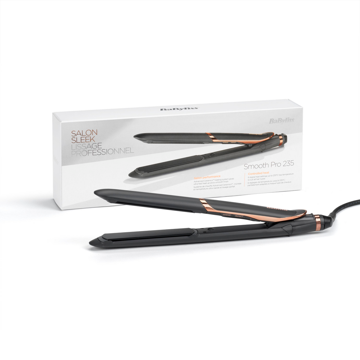 PLANCHA PELO BABYLISS ST394E PRO235 ION 6T 235°C
