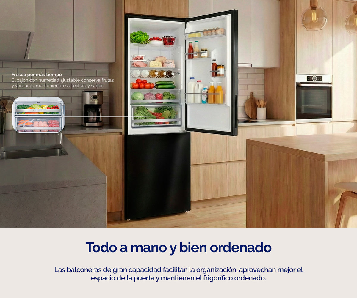 FRICOM. ARTICA COOLTECH186CNG 186X60 CRISTAL NEGRO