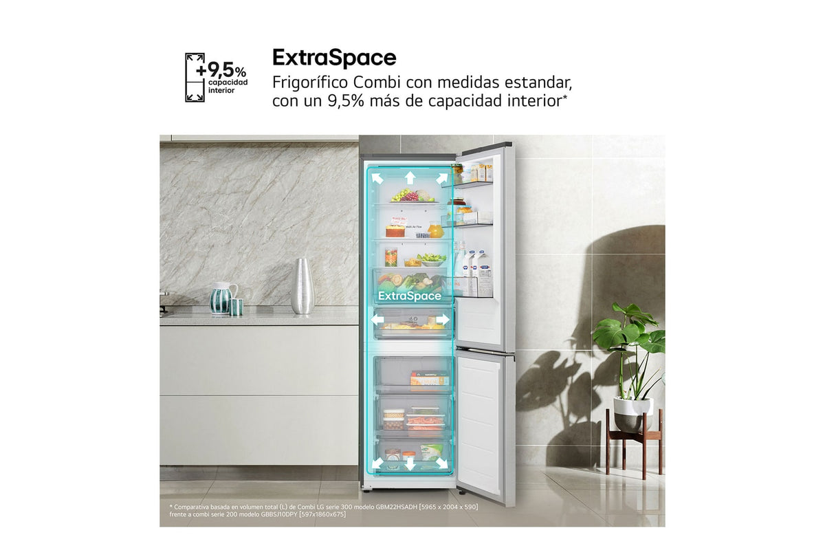 Frigorífico combi LG GBBSJ10DPY, imagen complementaria 5
