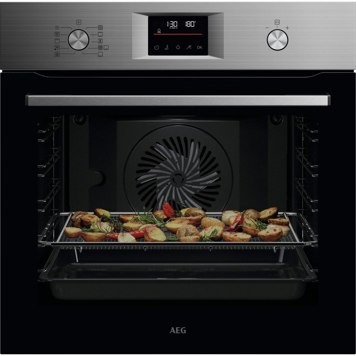 HORNO AEG OS6PB51AM 71L PIROL DSP INOX AIRFRY SOND