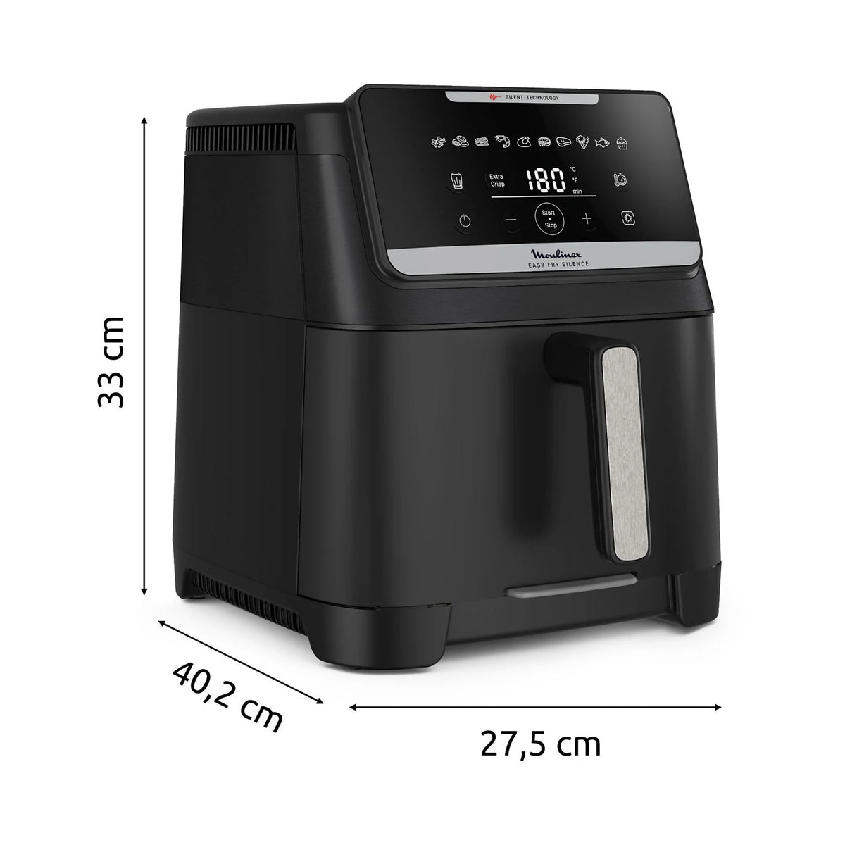FREIDORA AIRE MOULINEX EZ8428 1800W 7L SILENCE