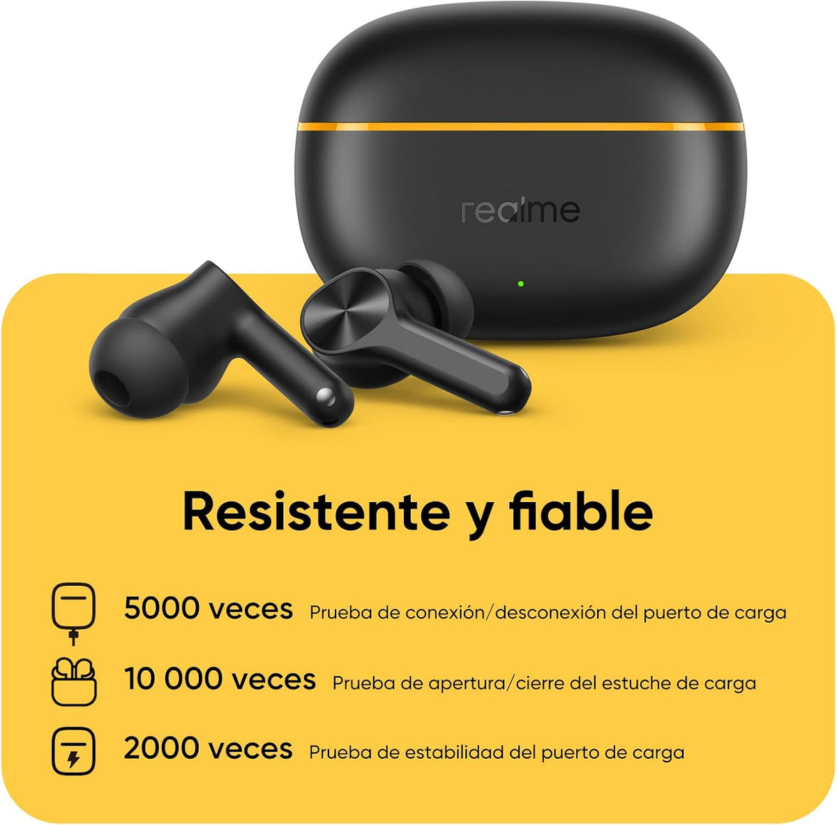 AURICULARES REALME BUDS T200 LITE GREY