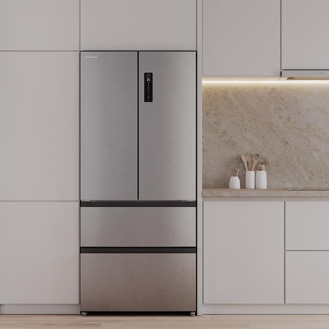 FRI. CECOTEC BOLERO 458L 190x84 NF INOX 0110541