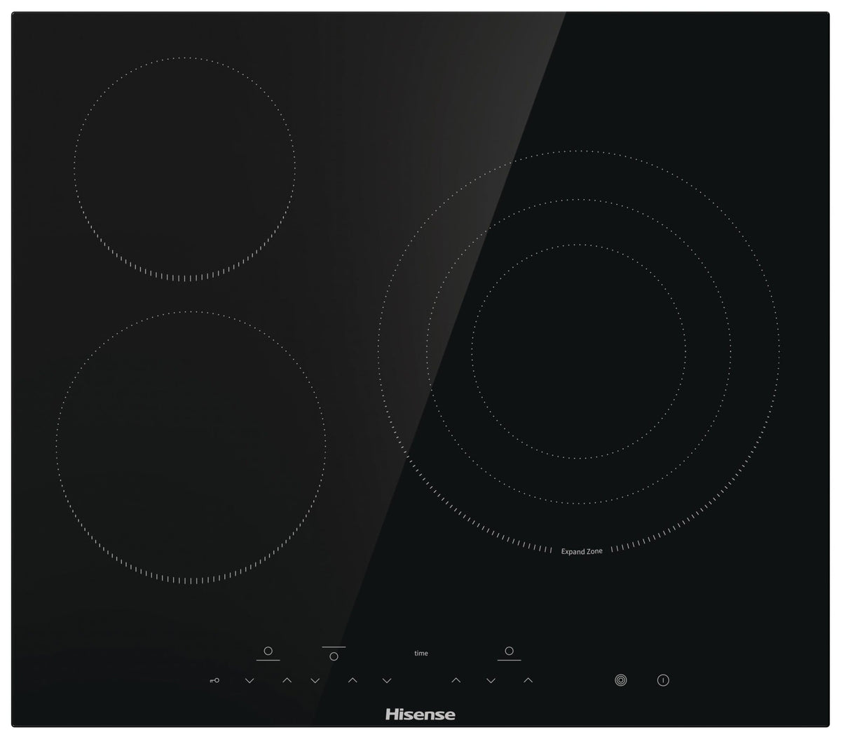Hisense E6332BSCE placa vitrocerámica de 3 zonas – imagen principal