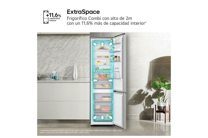 Frigorífico combi LG GBBSJ2CCPY, imagen complementaria 11