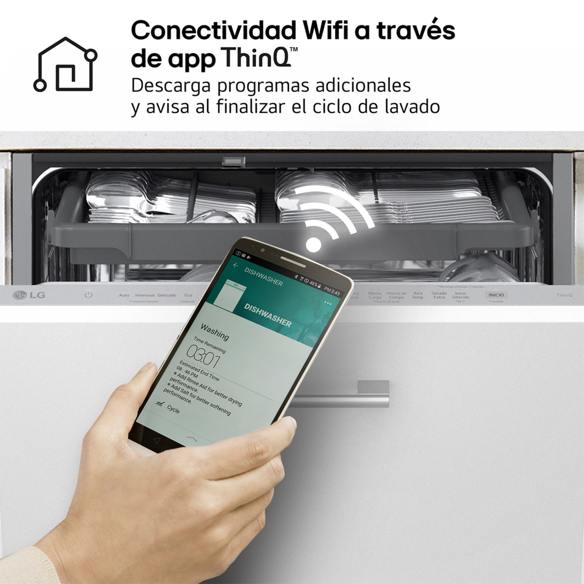 LVJ. LG DB273TX 9P QUADWASH 3ªB 44DB INT