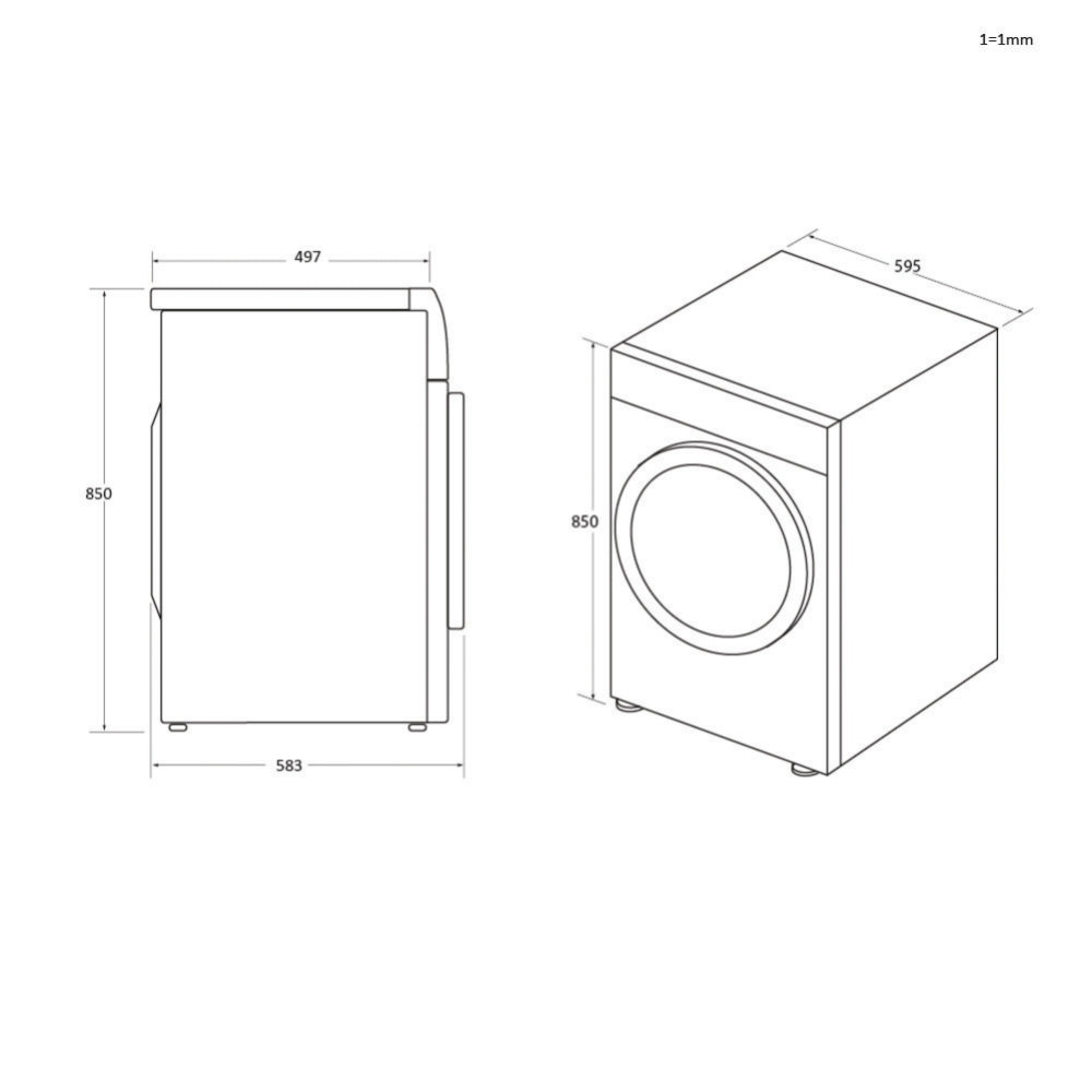 LVD. HAIER HW90B14959EU1IB 9K 1400R ABT VAPOR