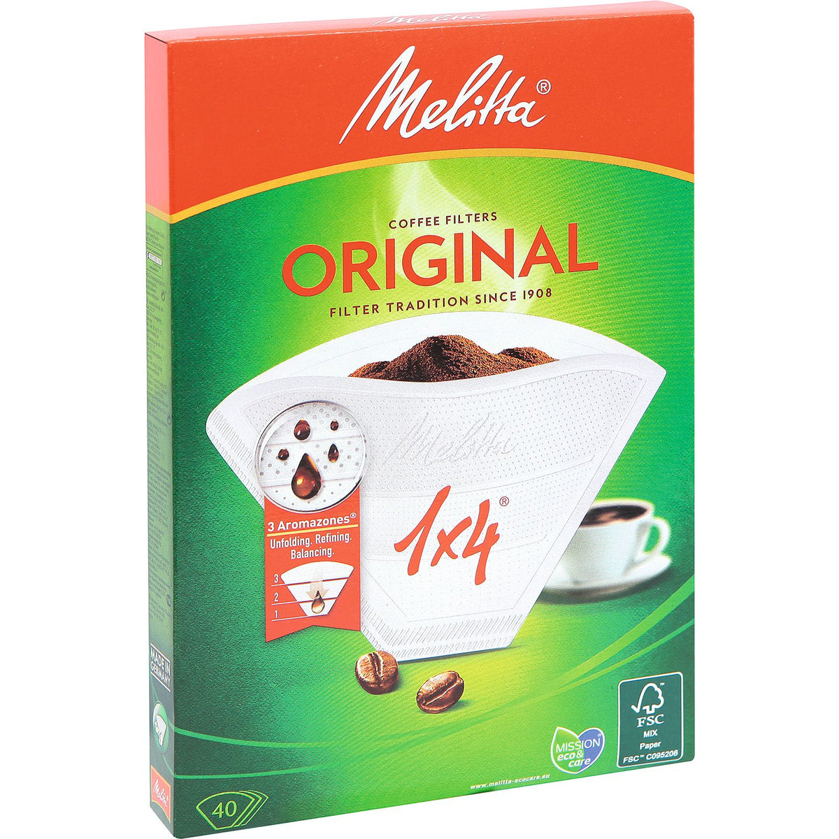 ACC. FILTRO CAFE MELITTA 40 UNIDADES