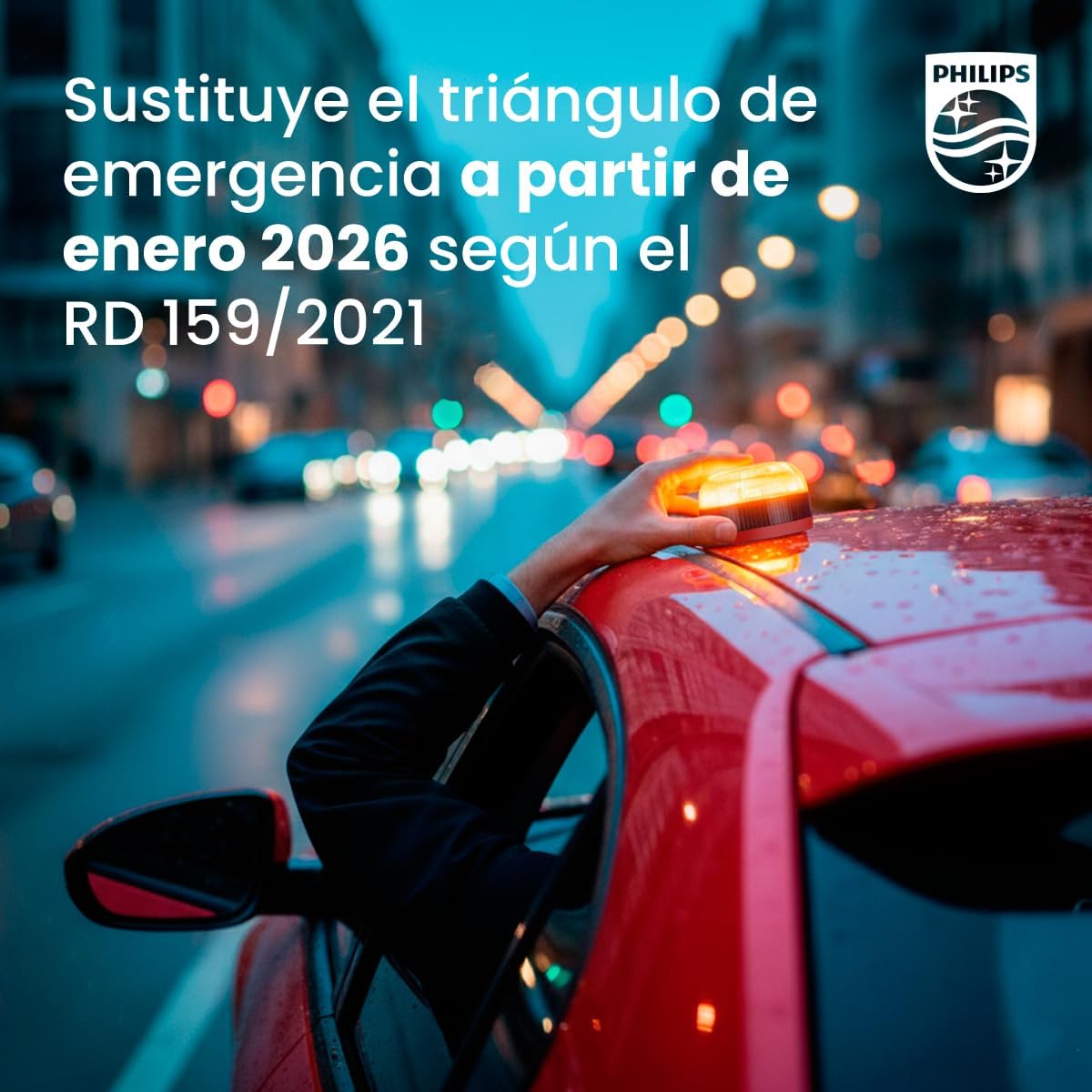 BALIZA GEOLOCALIZABLE PHILIPS V16 HOMOLOGADA DGT