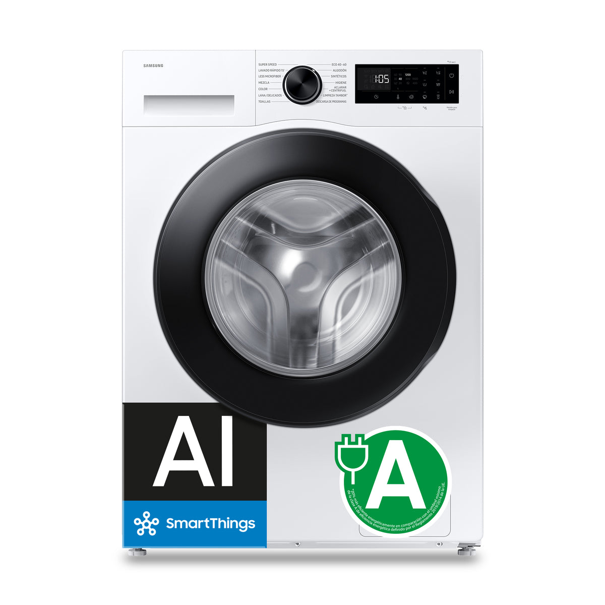 Samsung WW80FG5L32AE/EC – vista frontal