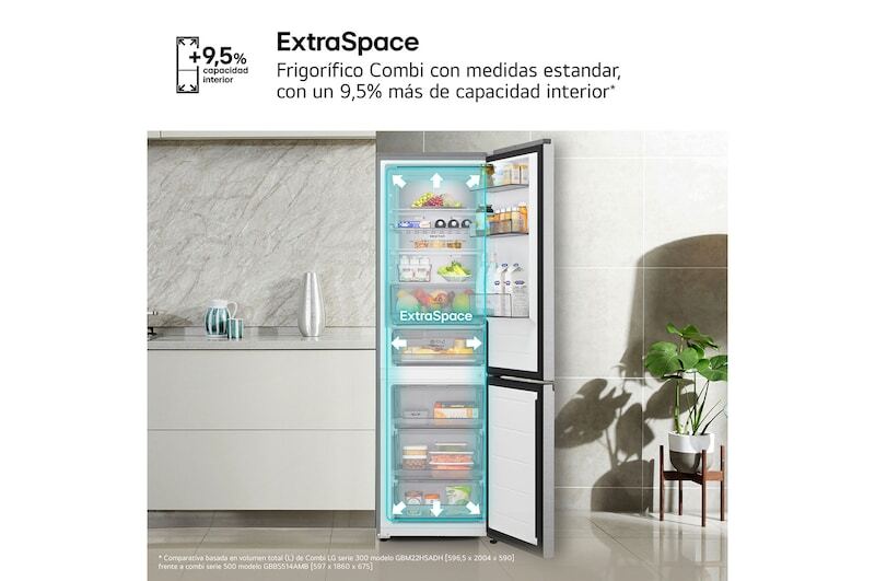 Frigorífico combi LG GBBS514AMB, imagen complementaria 11
