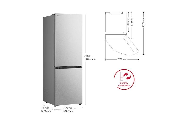 Frigorífico combi LG GBBS514AMB, imagen complementaria 3