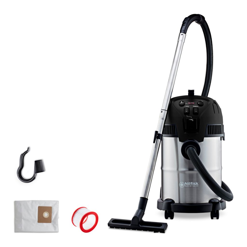 ASPI. TRINEO NILFISK MULTI II 30L VCS INOX SOL/LIQ