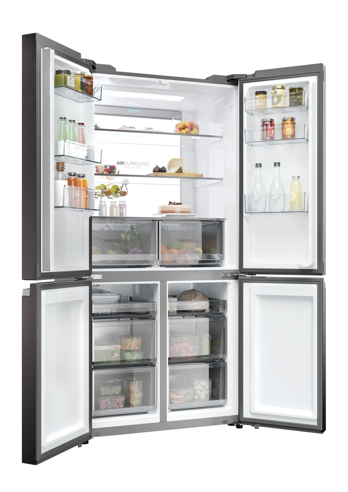 FRI. HAIER HCR79F19CNMD 191x91 4P NF DARK INOX DSP