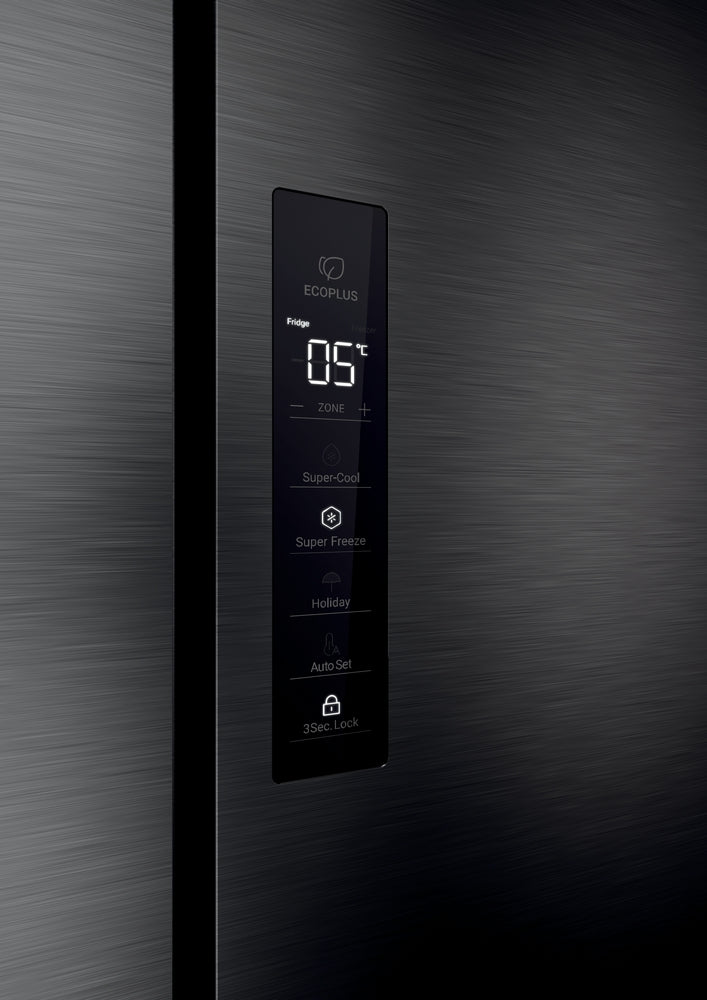 FRI. HAIER HCR79F19CNMD 191x91 4P NF DARK INOX DSP