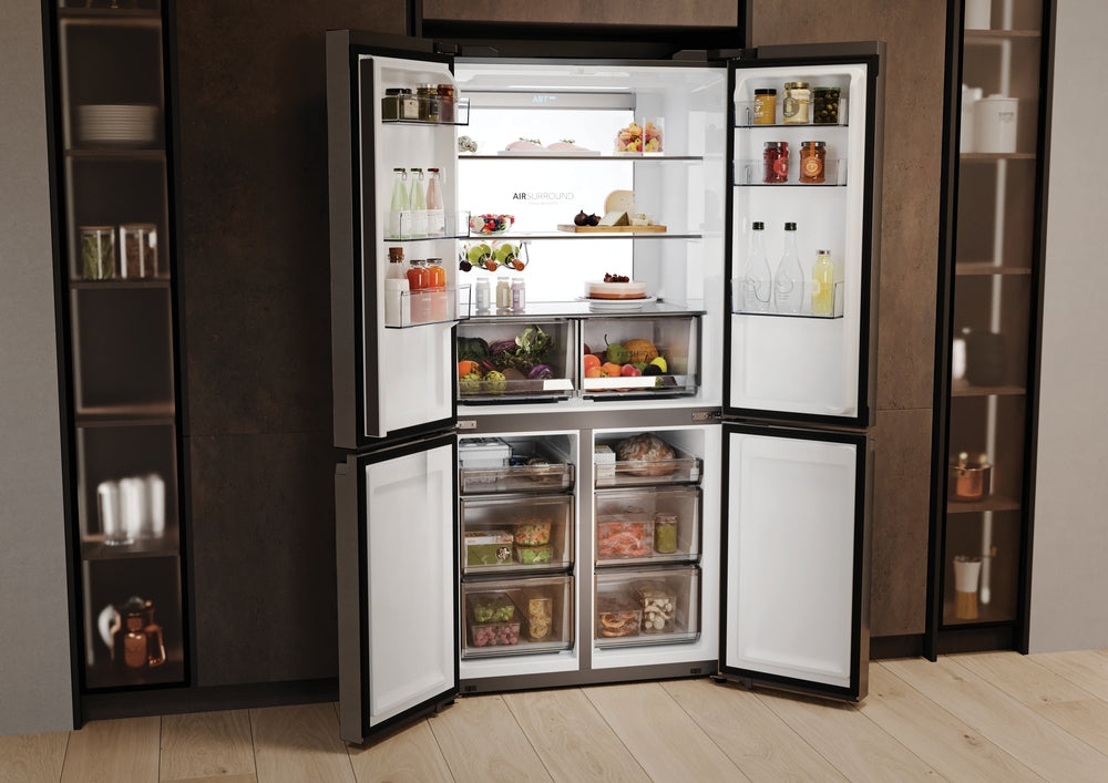 FRI. HAIER HCR79F19CNMD 191x91 4P NF DARK INOX DSP