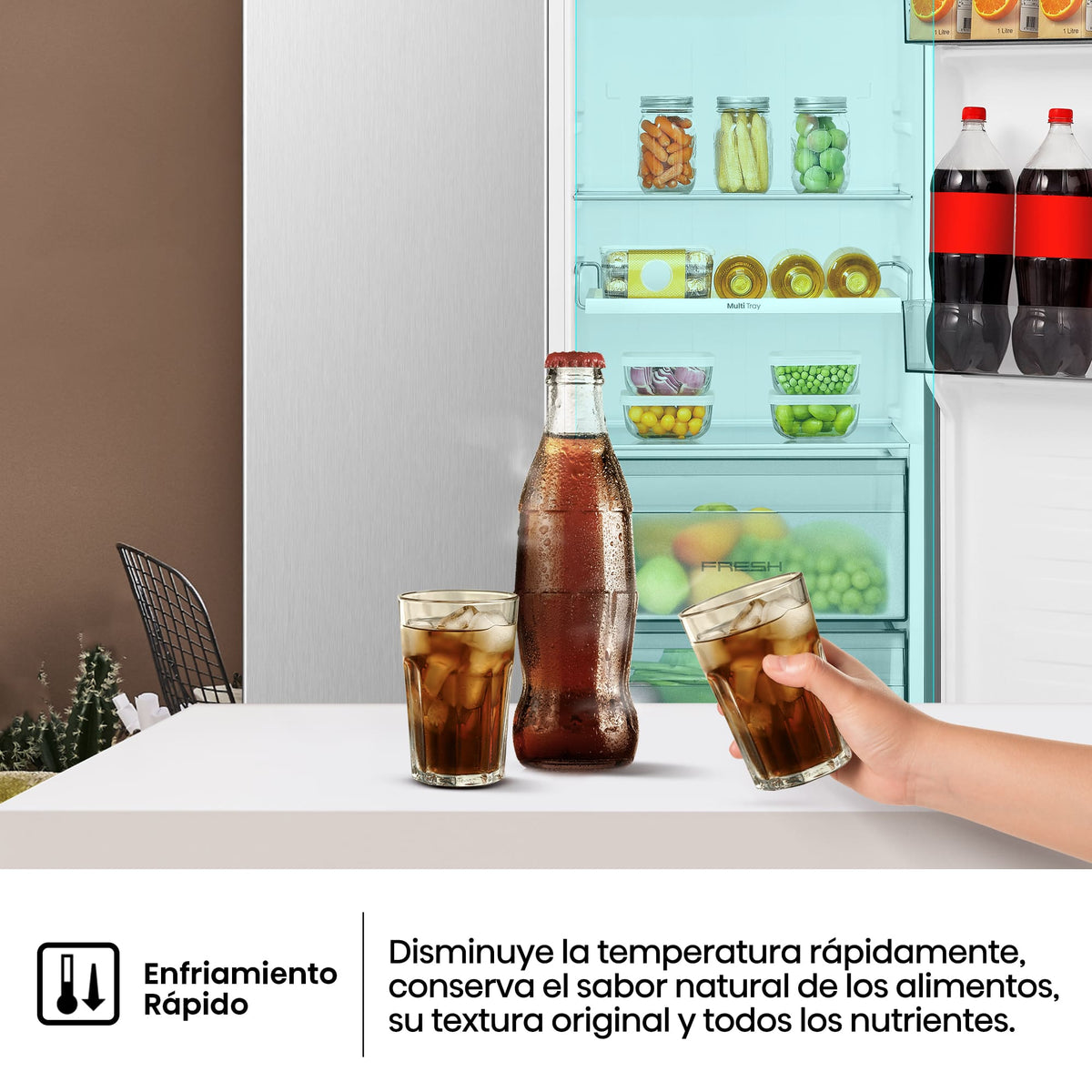 Hisense RS3P558NEIC – tecnología Total No Frost
