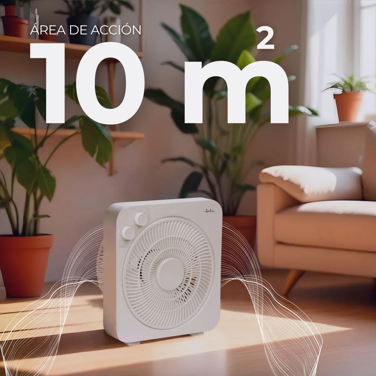 VENTILADOR BOX JATA JVVS3116 45W 3V 34X36CM BLANCO