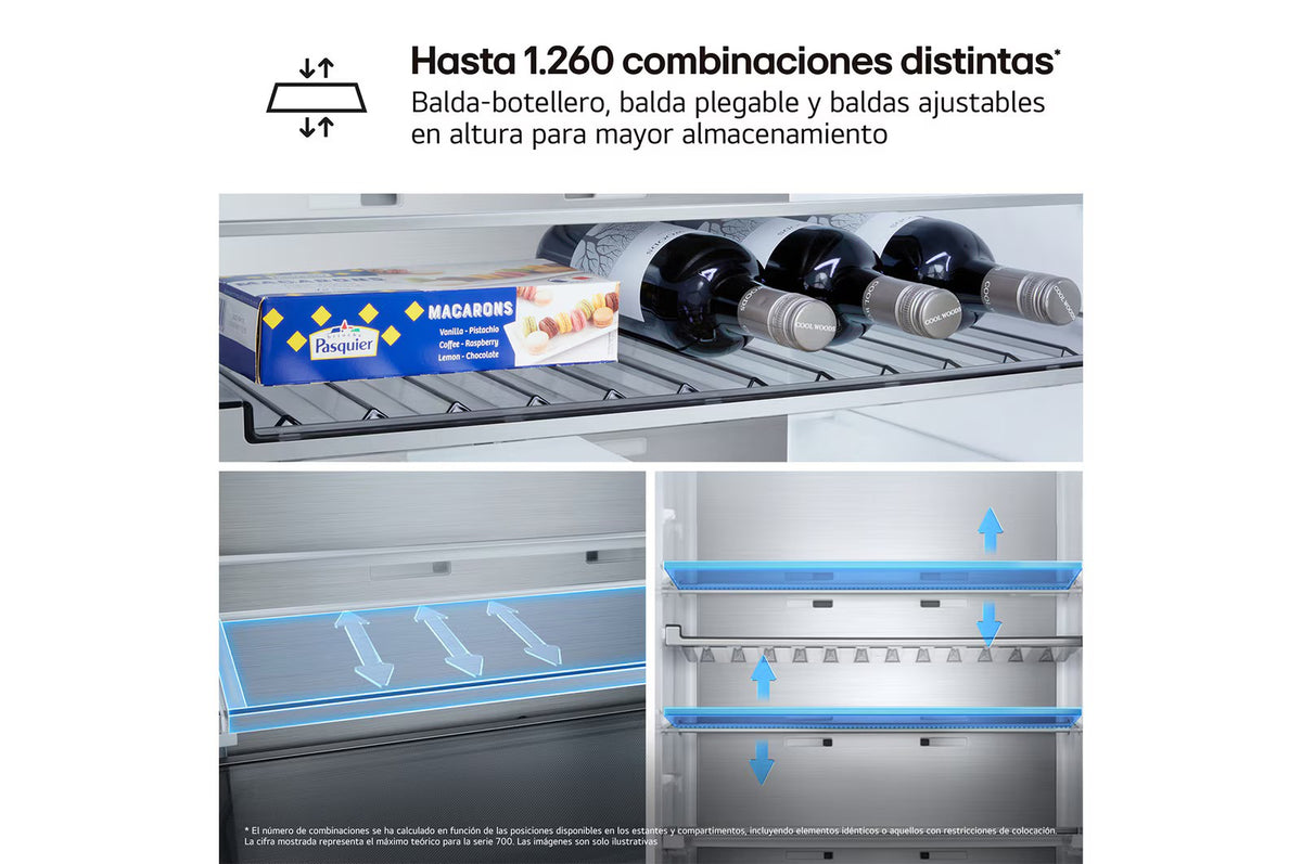 Frigorífico combi LG GBBS727BMB, imagen complementaria 13
