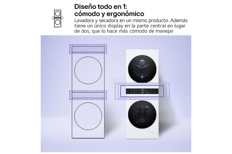 LVD.SEC. LG WT1210WWF 12/10K BLANCA WASHTOWER