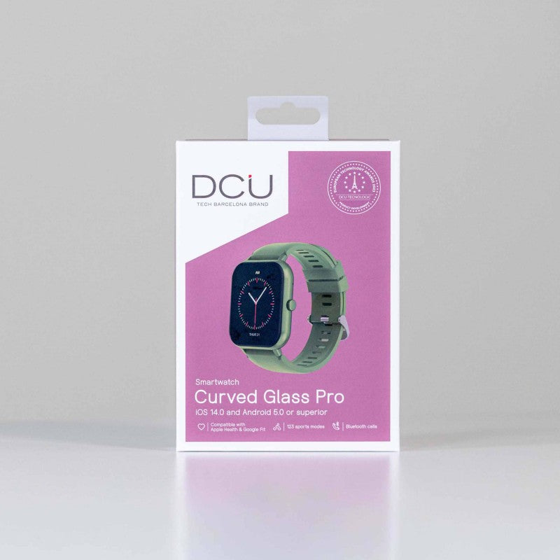 SMARTWATCH DCU CURVED GLASS PRO VERDE