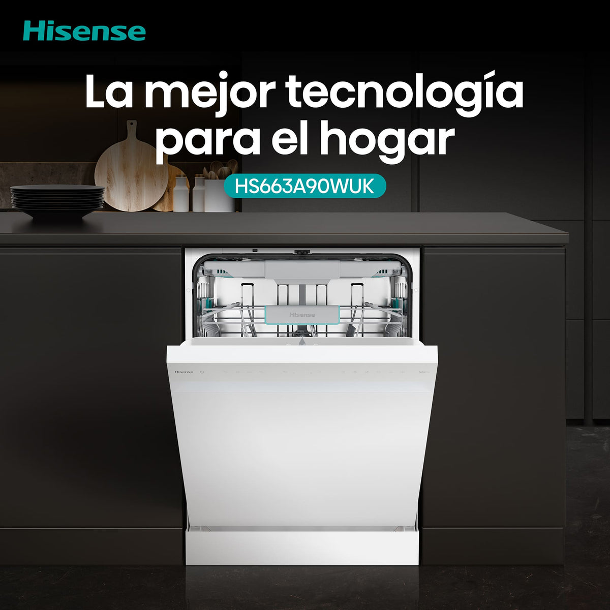 LVJ. HISENSE HS663A90WUK 7P 3ªB 44DB DSP BCO