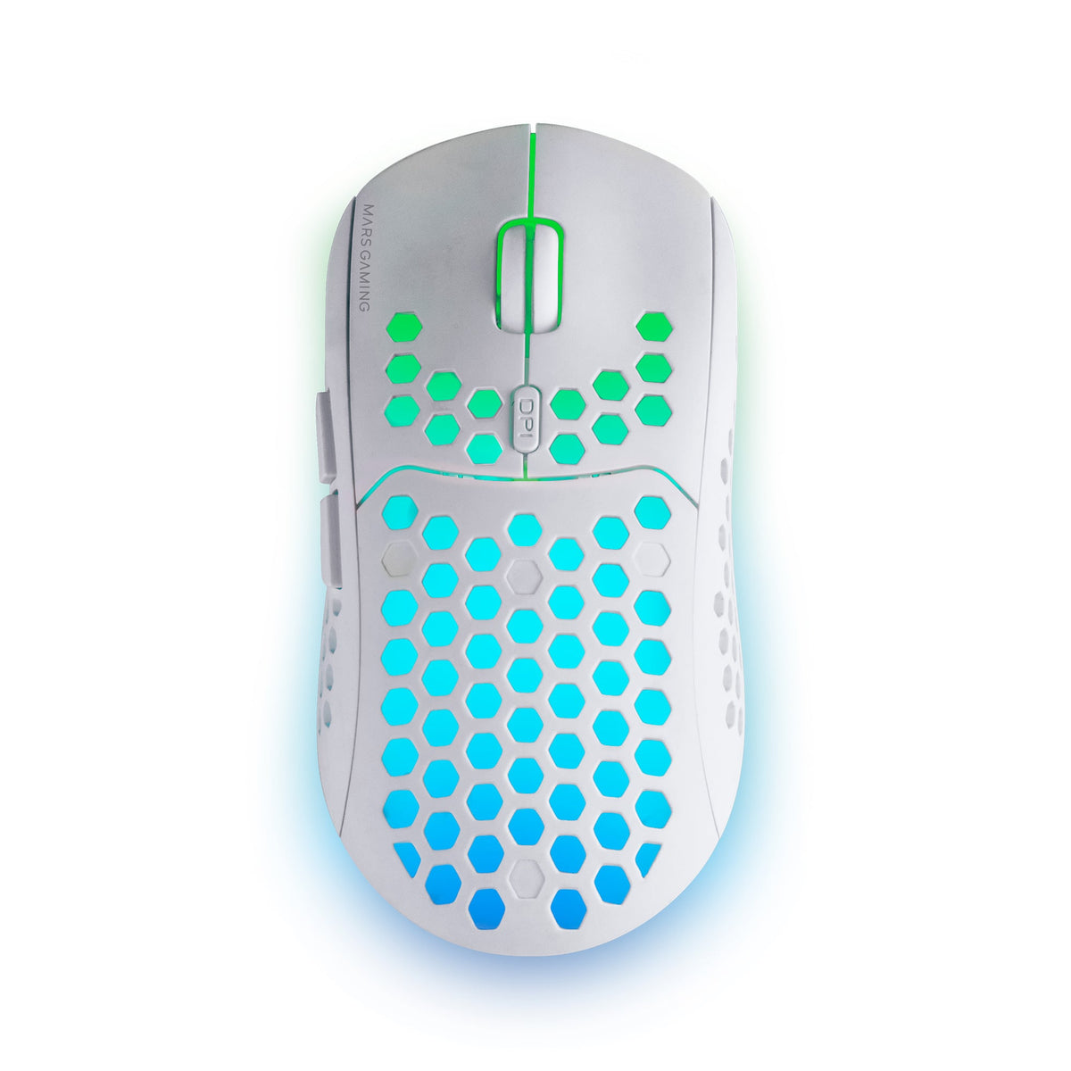 RATON MARS GAMING WIRELESS RGB MMW3 BLANCO