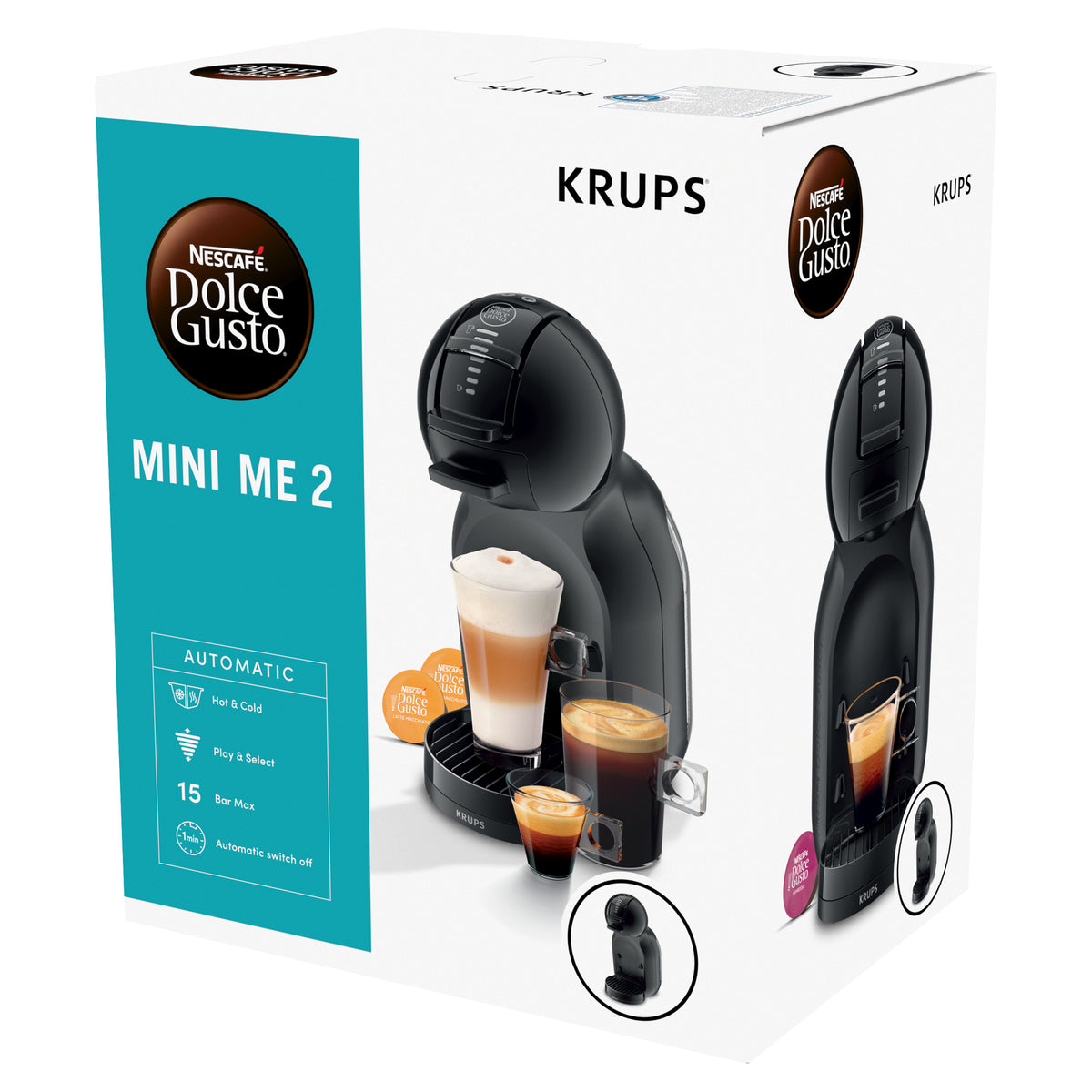 CAFET. KRUPS KP143G MINI ME DOLCE GUSTO GRIS
