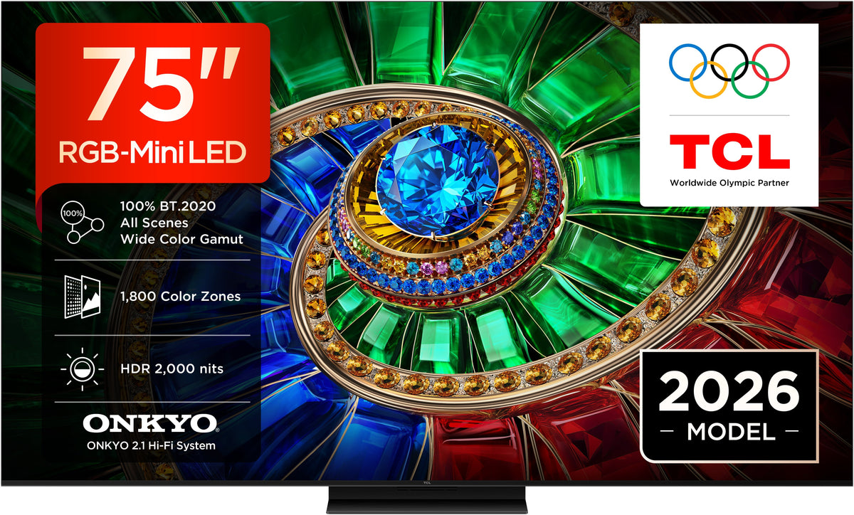 TV TCL 75" 75RM7L UHD RGBMINILED GOOGLETV 144HZ