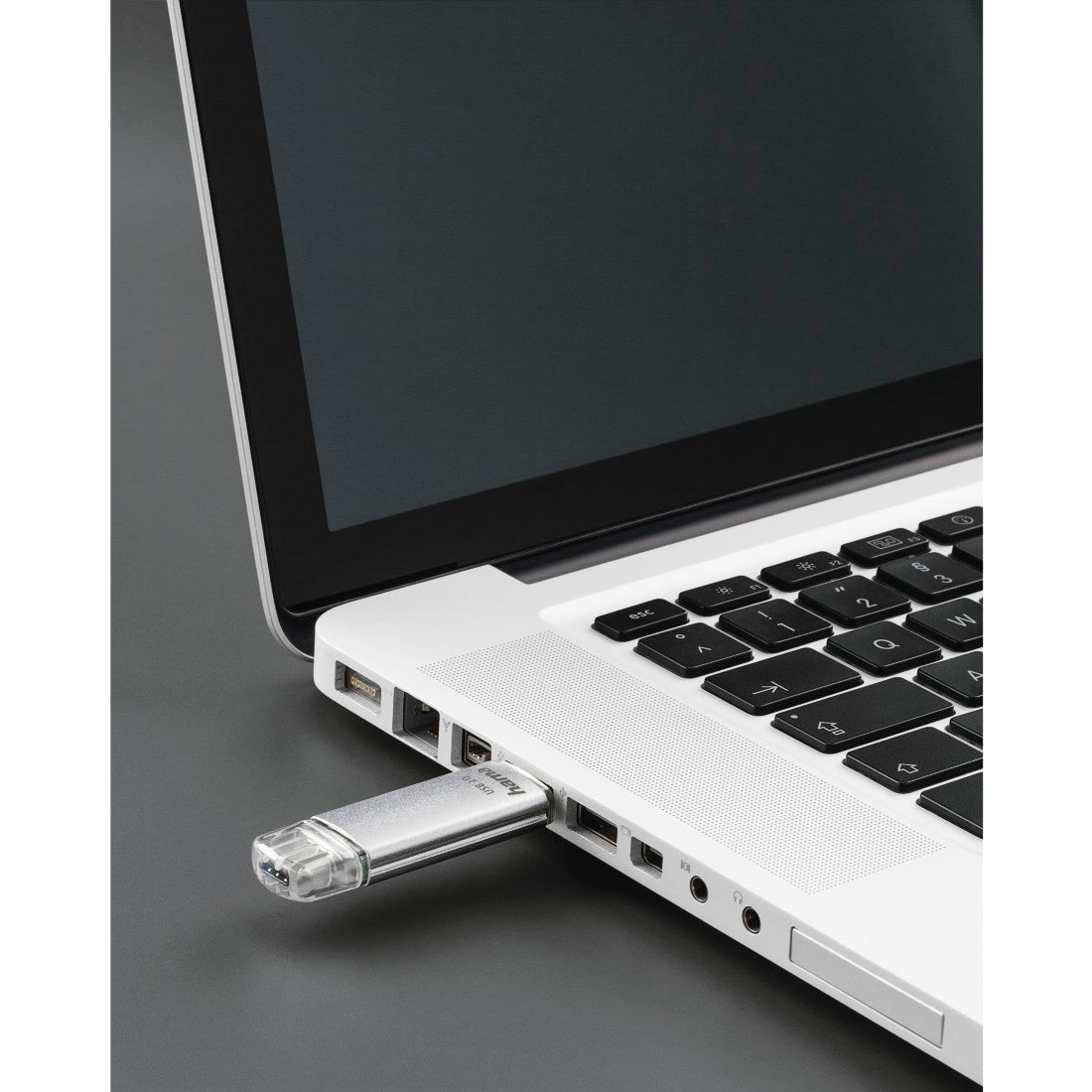 MEMORIA USB C LAETA 16GB USB3.1/3.0 OTG PLATA