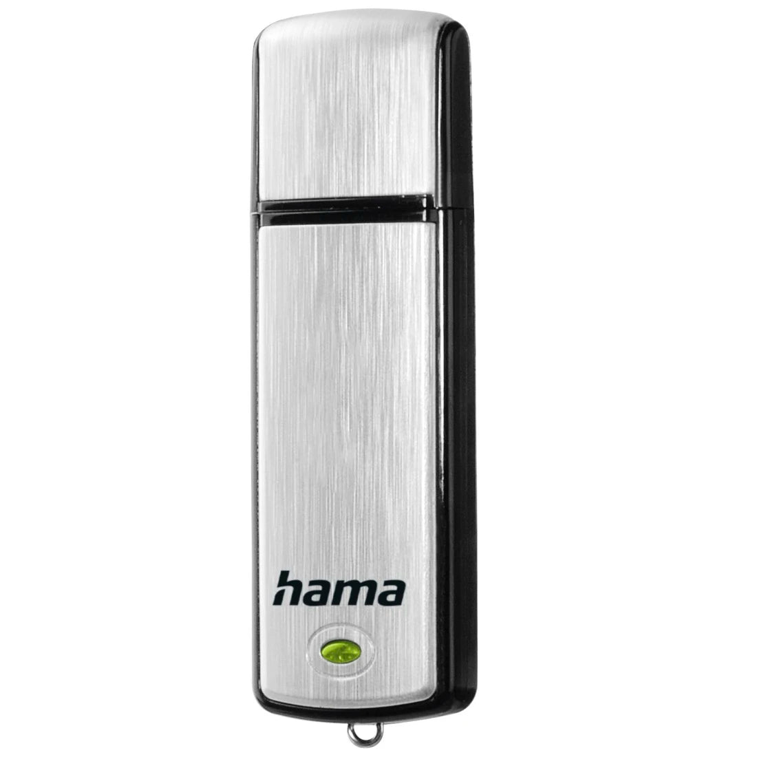 MEMORIA USB FANCY 128GB USB 2.0 NEGRA PLATA