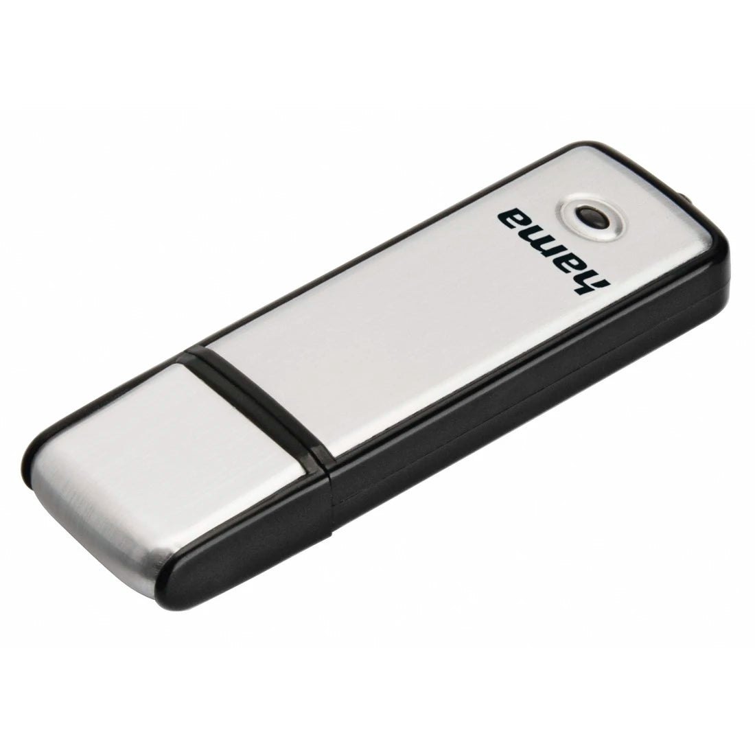 MEMORIA USB FANCY 128GB USB 2.0 NEGRA PLATA