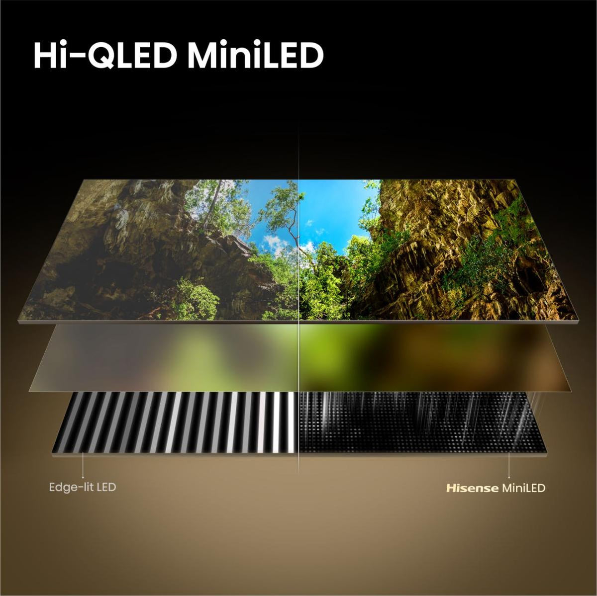 TV HISENSE 50" 50E8S UHD MINILED SMART TV 144HZ