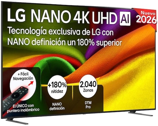TV LG 98" 98NU900B6LB UHD NANO A8 WEBOS26 144HZ