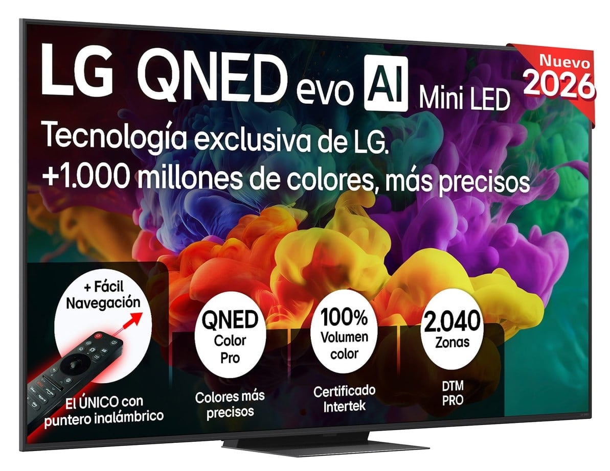 TV LG 65" 65QNED86B6B UHD QNED EVO MINILED A8 144H