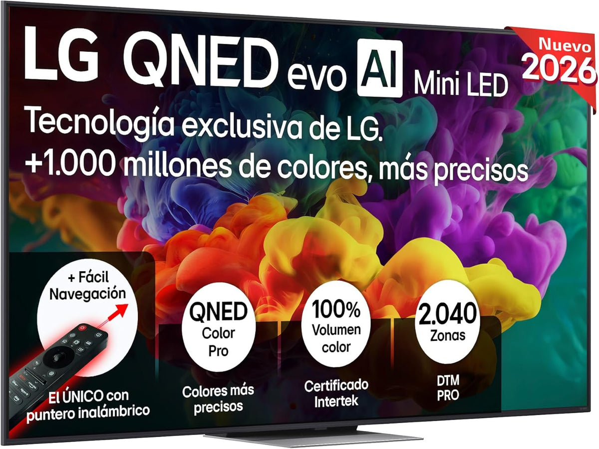 TV LG 86" 86QNED86B6B UHD QNED EVO MINILED A8 144H