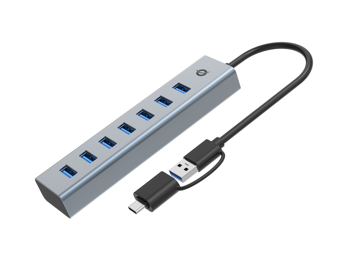 DOCKING CONCEPTRONIC HUB 7 IN 1 ALUMINIUM USB