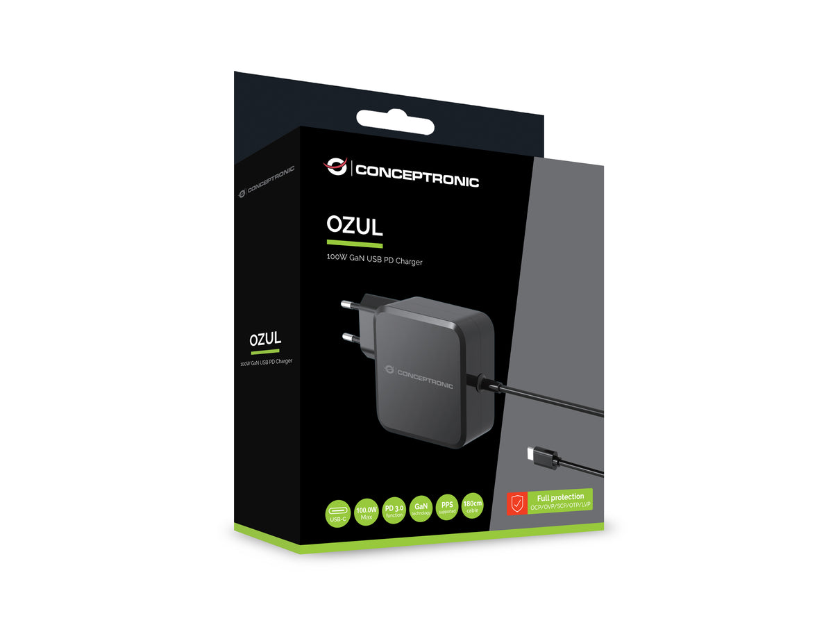 CARGADOR PARED CONCEPTRONIC USB C 100W