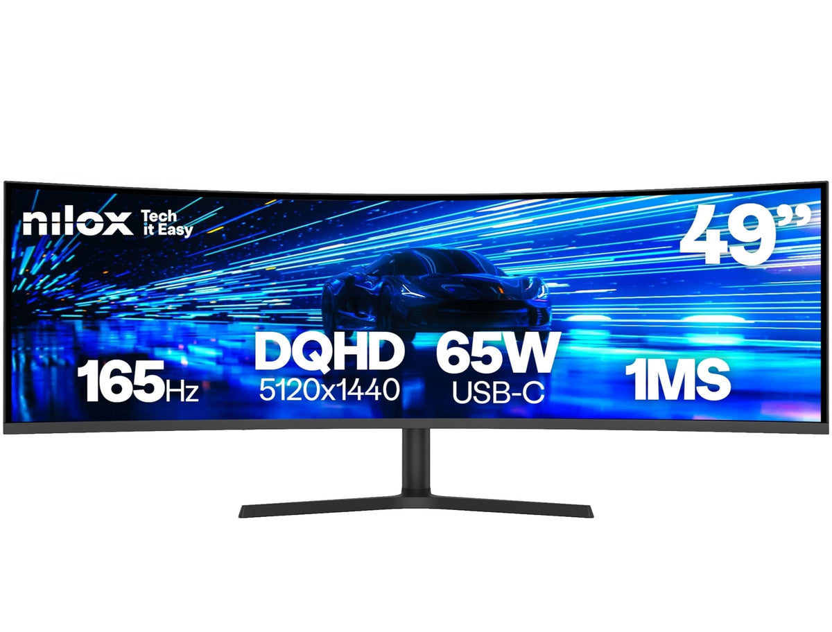 MONITOR NILOX 49" DUAL DQHD CURVO 165HZ