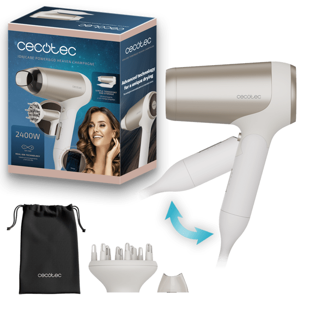SECADOR CECOTEC HEAVEN CHAMPAGNE 2400W 101442