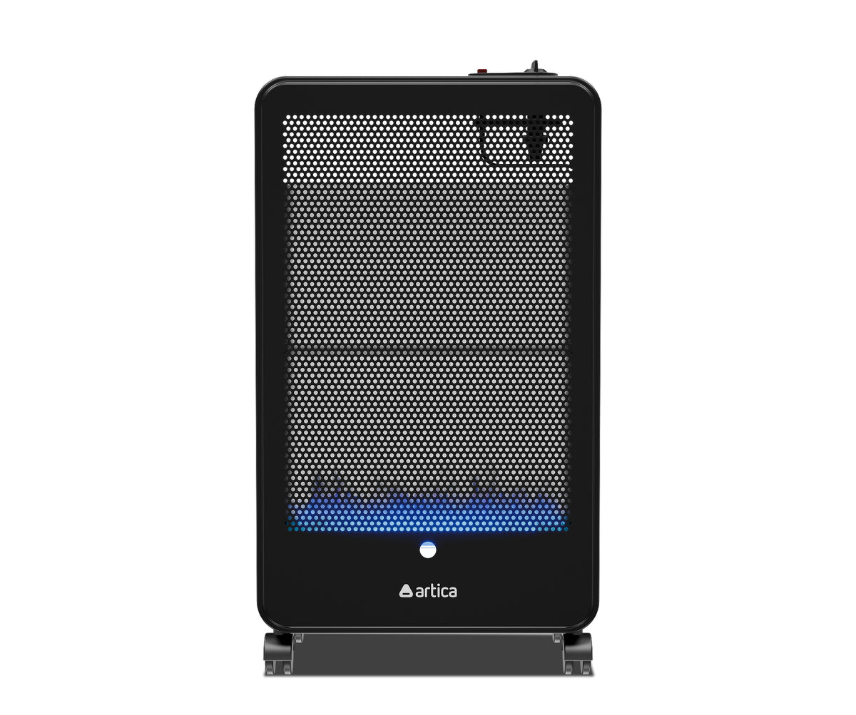 ESTUFA GAS ARTICA AEA3800N LLAMA AZUL 3800W NEGRO