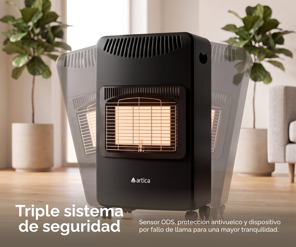ESTUFA GAS ARTICA AEI4200N INFRARROJOS 4200W NEGRO