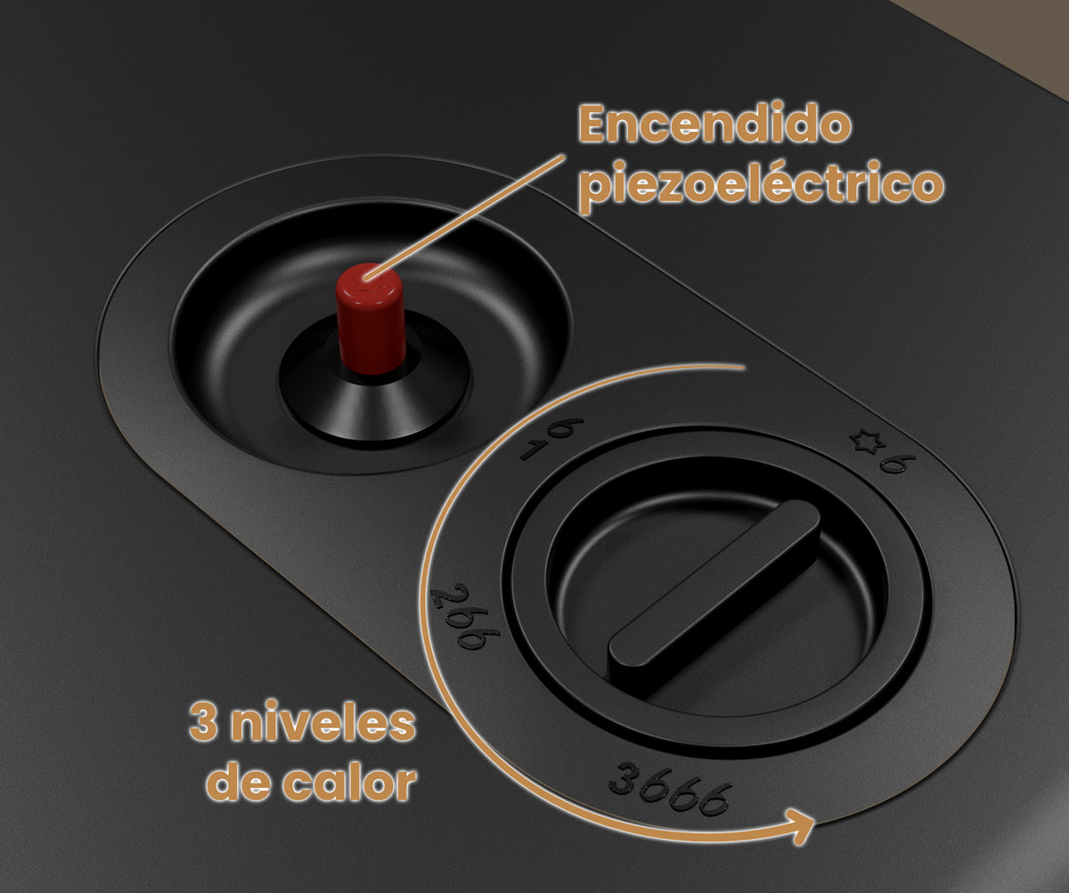 ESTUFA GAS ARTICA AEI4200N INFRARROJOS 4200W NEGRO